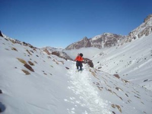 Toubkal raid à skis au Maroc